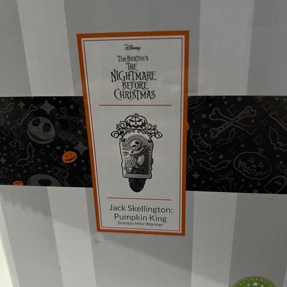 Scentsy Warmer Set Nightmare Before Christmas Jack Skellington Pumpkin King Zero - Picture 4 of 5
